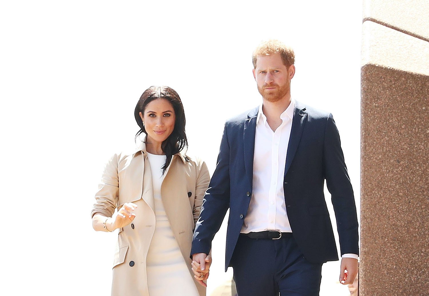 Prince Harry and Meghan Markle meet the public at Sydney Opera House on October 16, 2018 in Sydney, Australia
