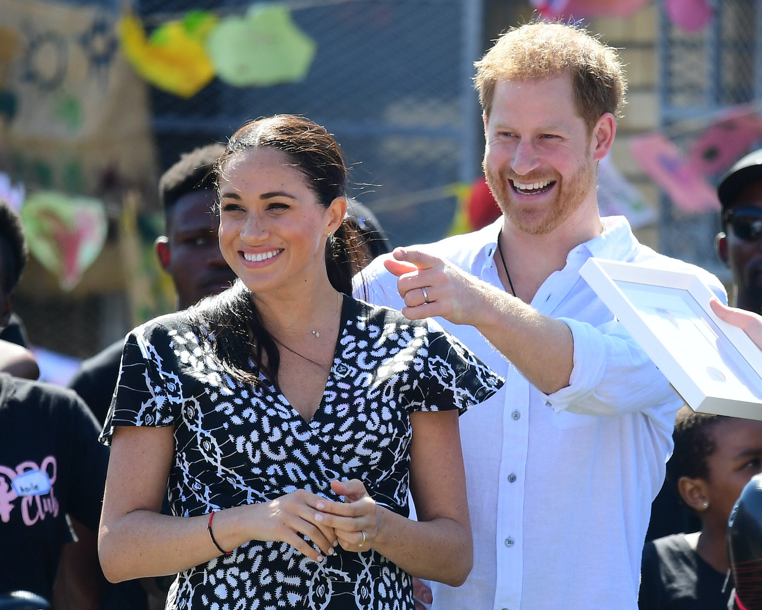Meghan Markle and Prince Harry during their royal tour of South Africa