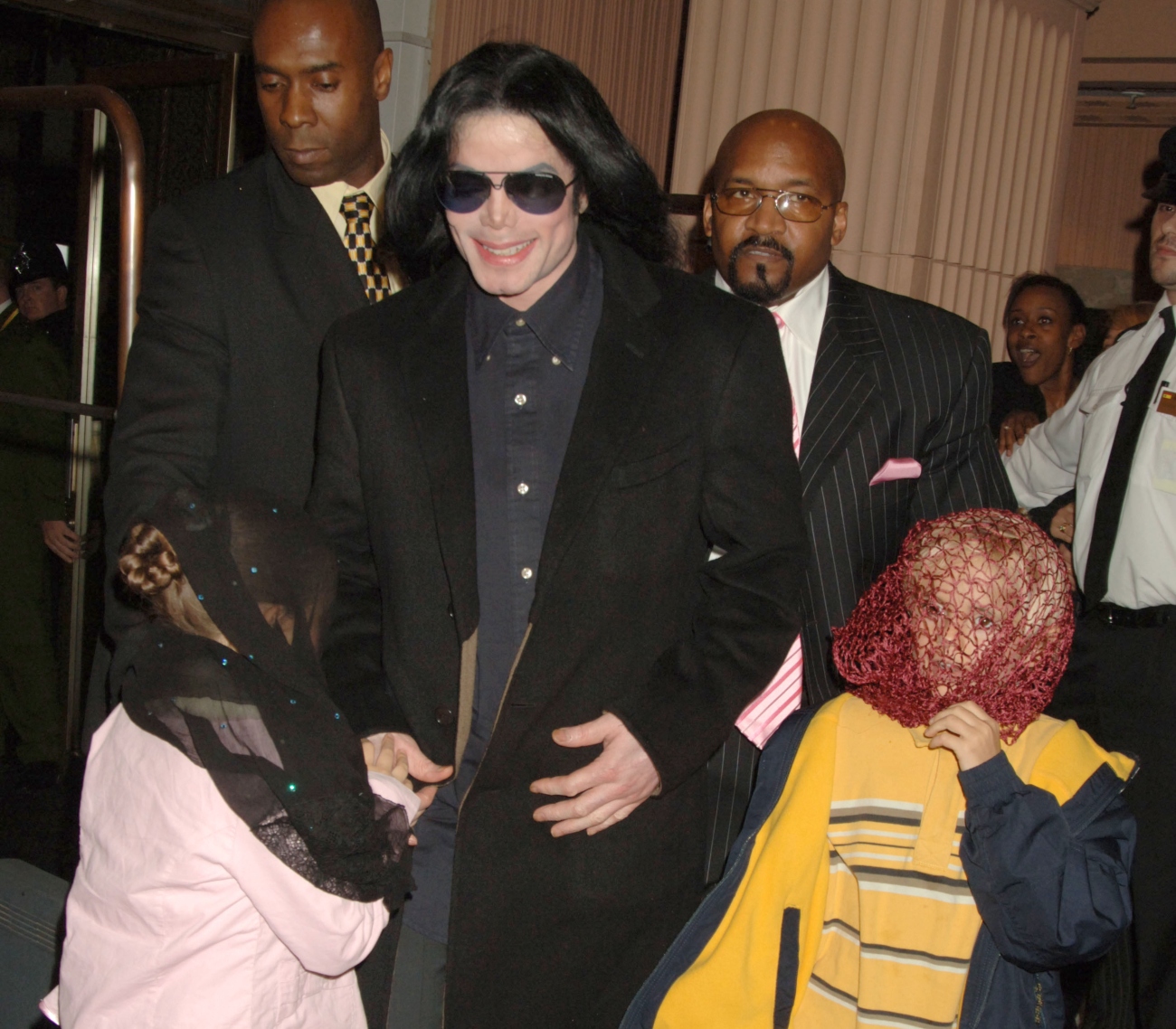 Michael Jackson with Paris and Prince Jackson