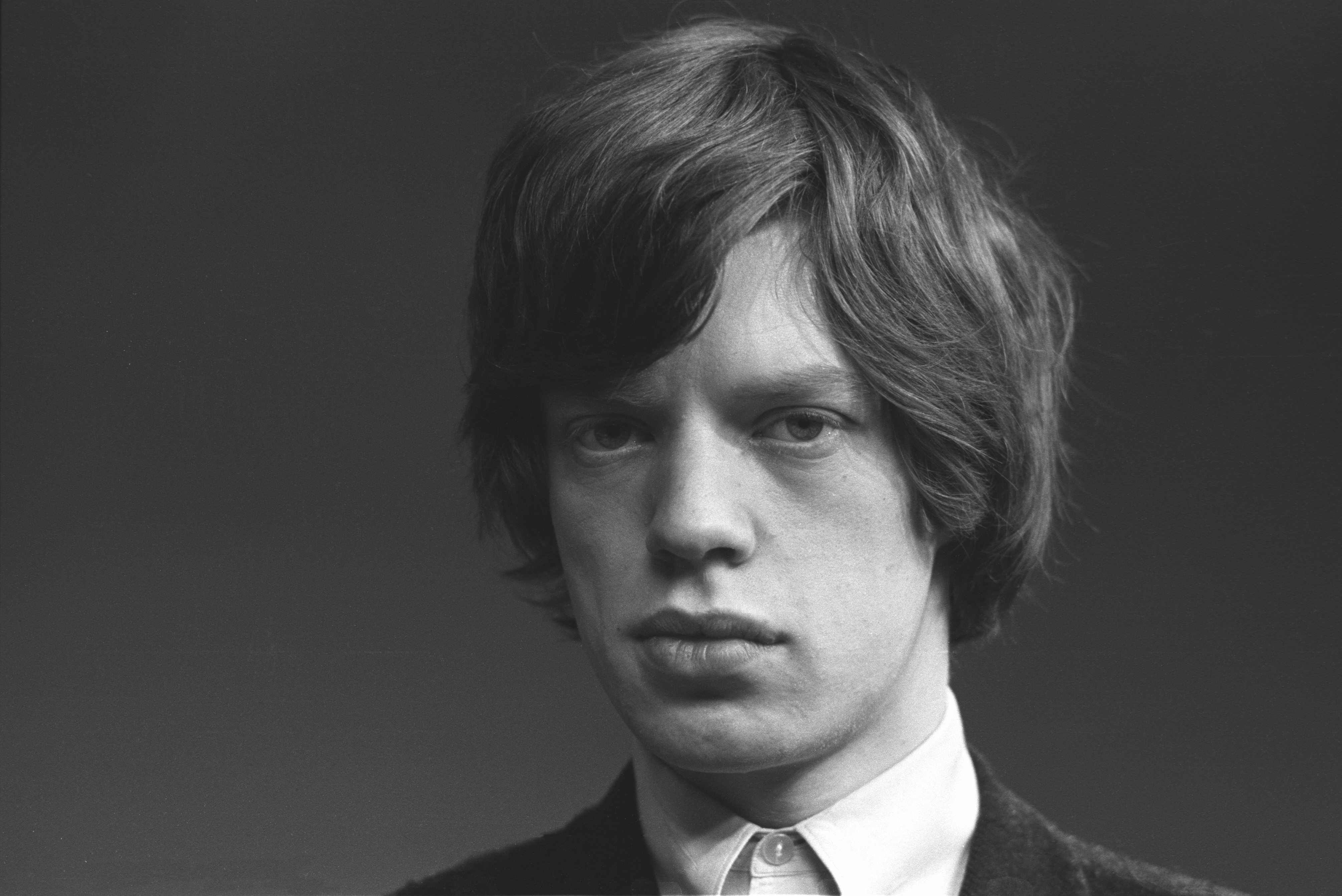 Mick Jagger with a mop top