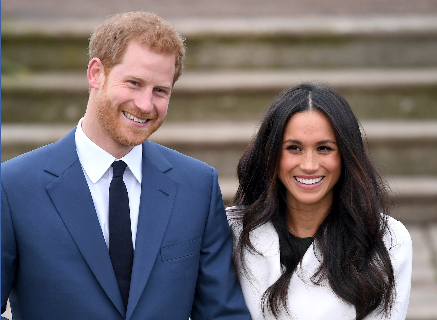 Prince Harry and Meghan Markle attend an official photocall to announce their engagement