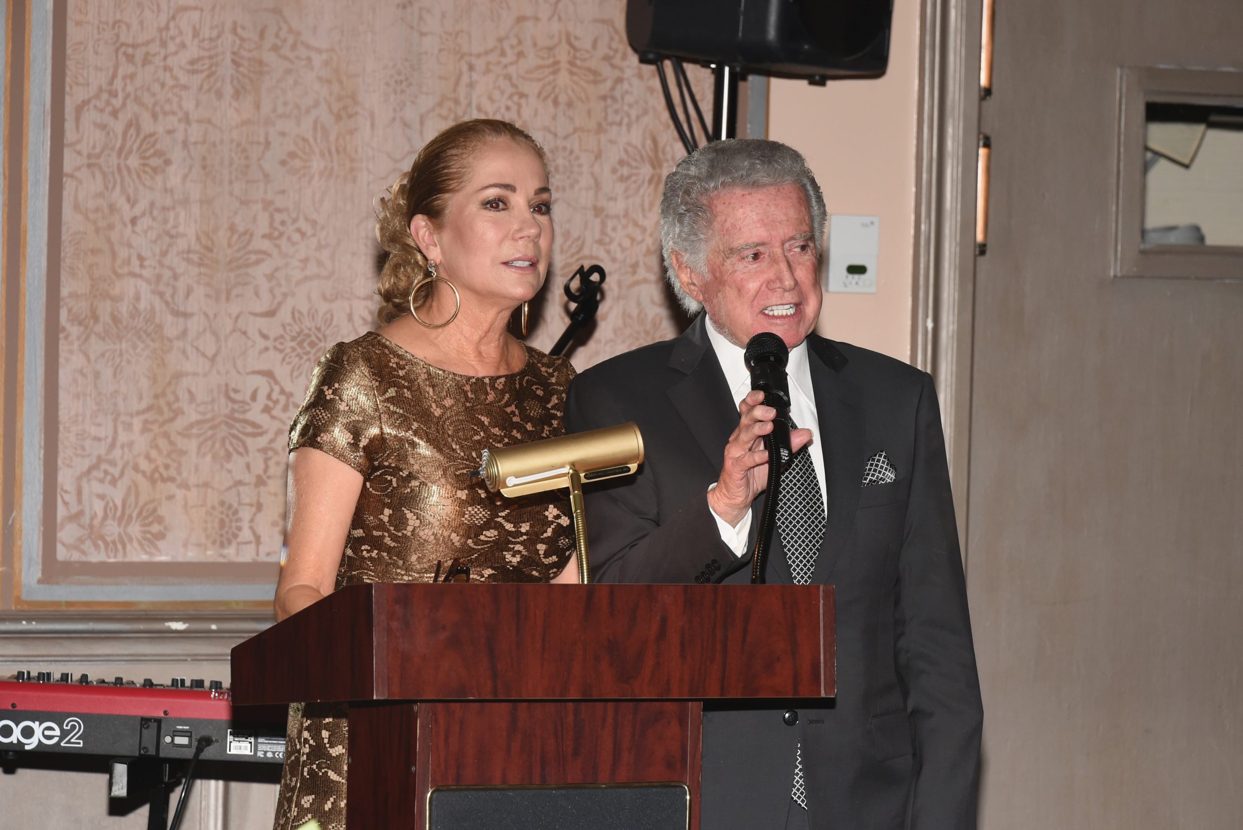 Kathie Lee Gifford and Regis Philbin