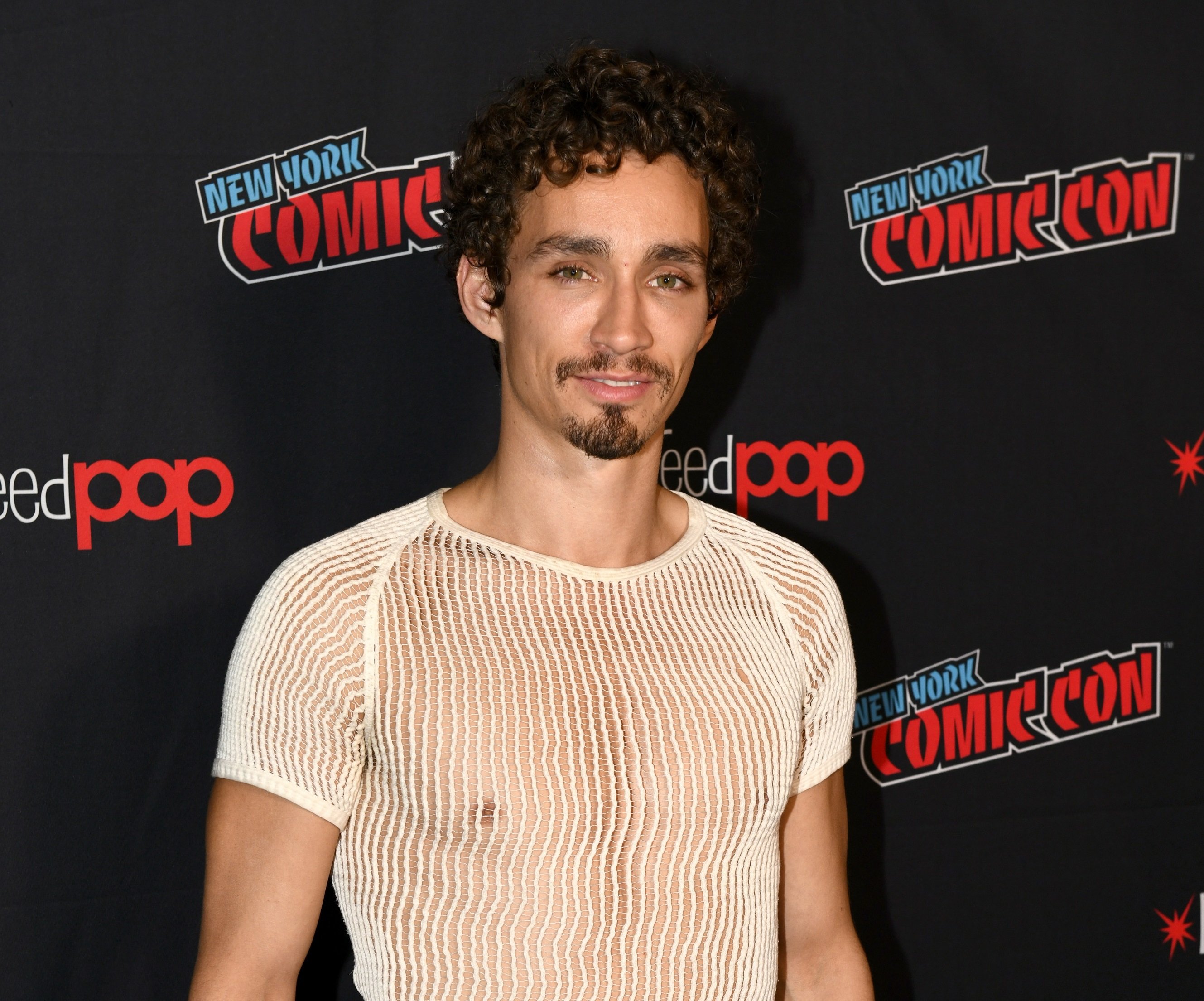 Robert Sheehan attends the Mortal Engines panel during New York Comic Con 2018 at The Hulu Theater at Madison Square Garden on October 5, 2018 in New York City.
