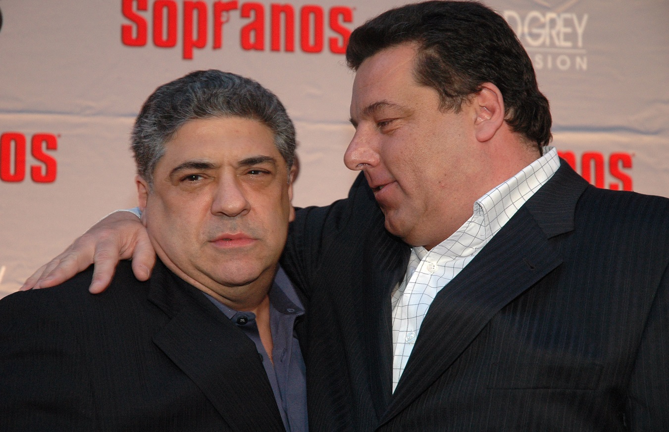 Schirripa and Pastore at a 'Sopranos' event