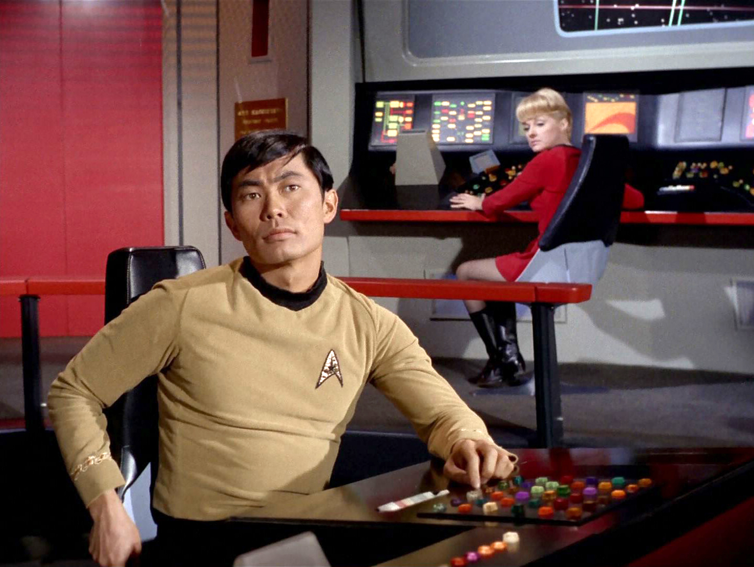 George Takei a Sulu in Star Trek