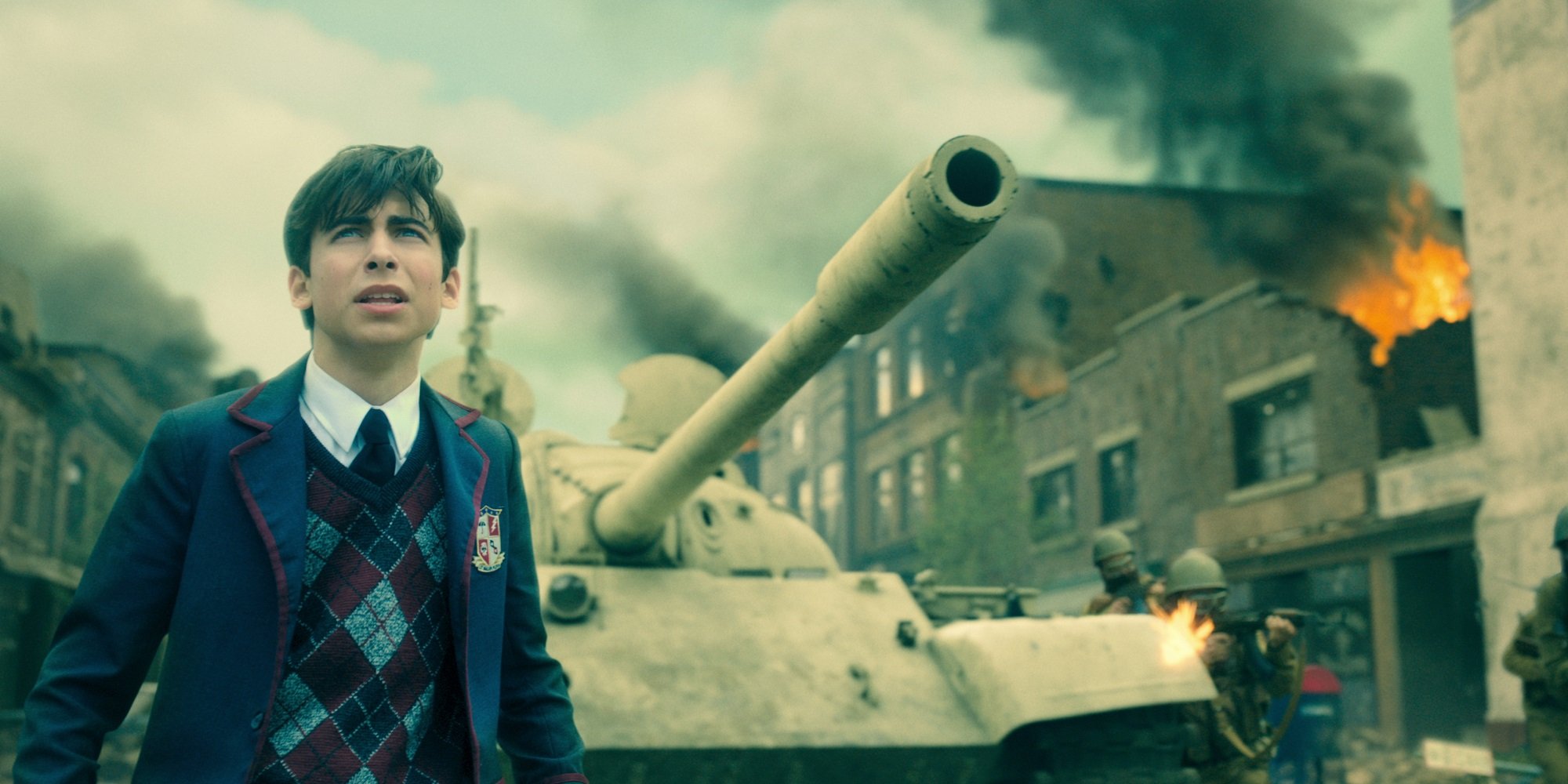 Aidan Gallagher as Five in 'The Umbrella Academy'