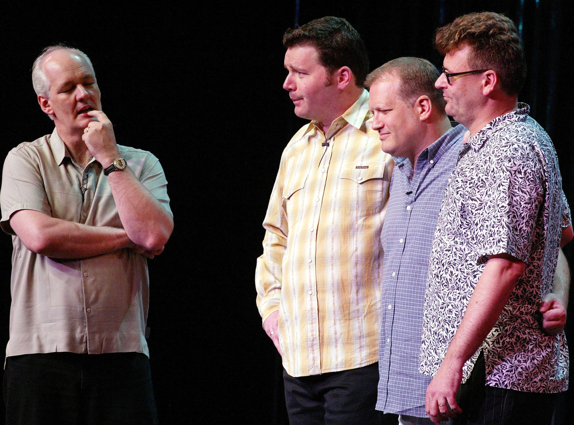 Colin Mochrie, Brad Sherwood, Drew Carey and Greg Proops