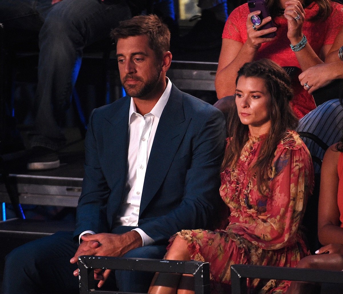 Aaron Rodgers and Danica Patrick