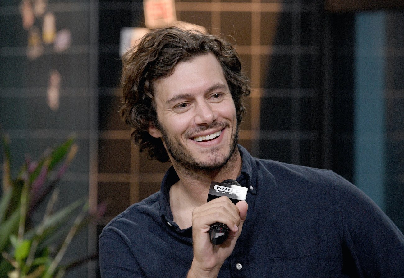 Adam Brody speaks at Build Series in 2019