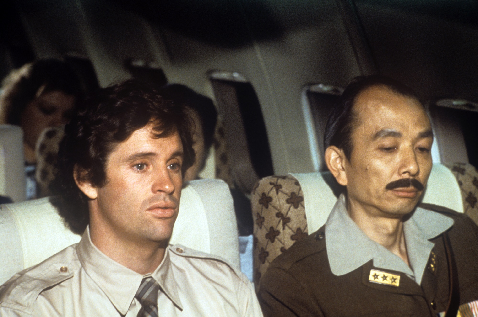 Airplane: Robert Hays and James Hong