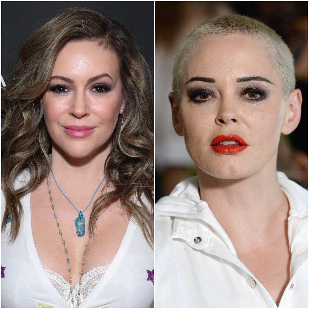 Alyssa Milano and Rose McGowan