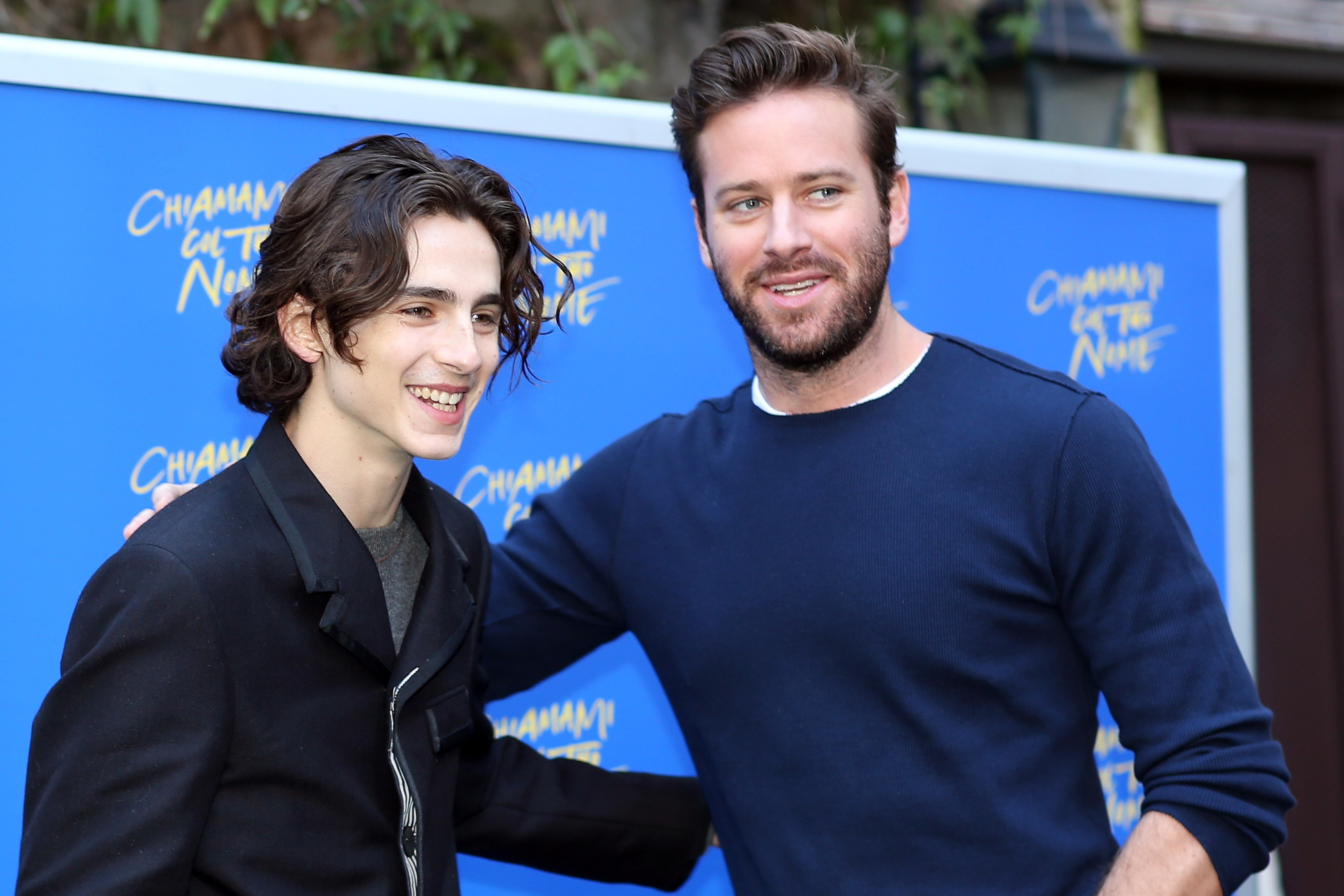 Timothée Chalamet and Armie Hammer