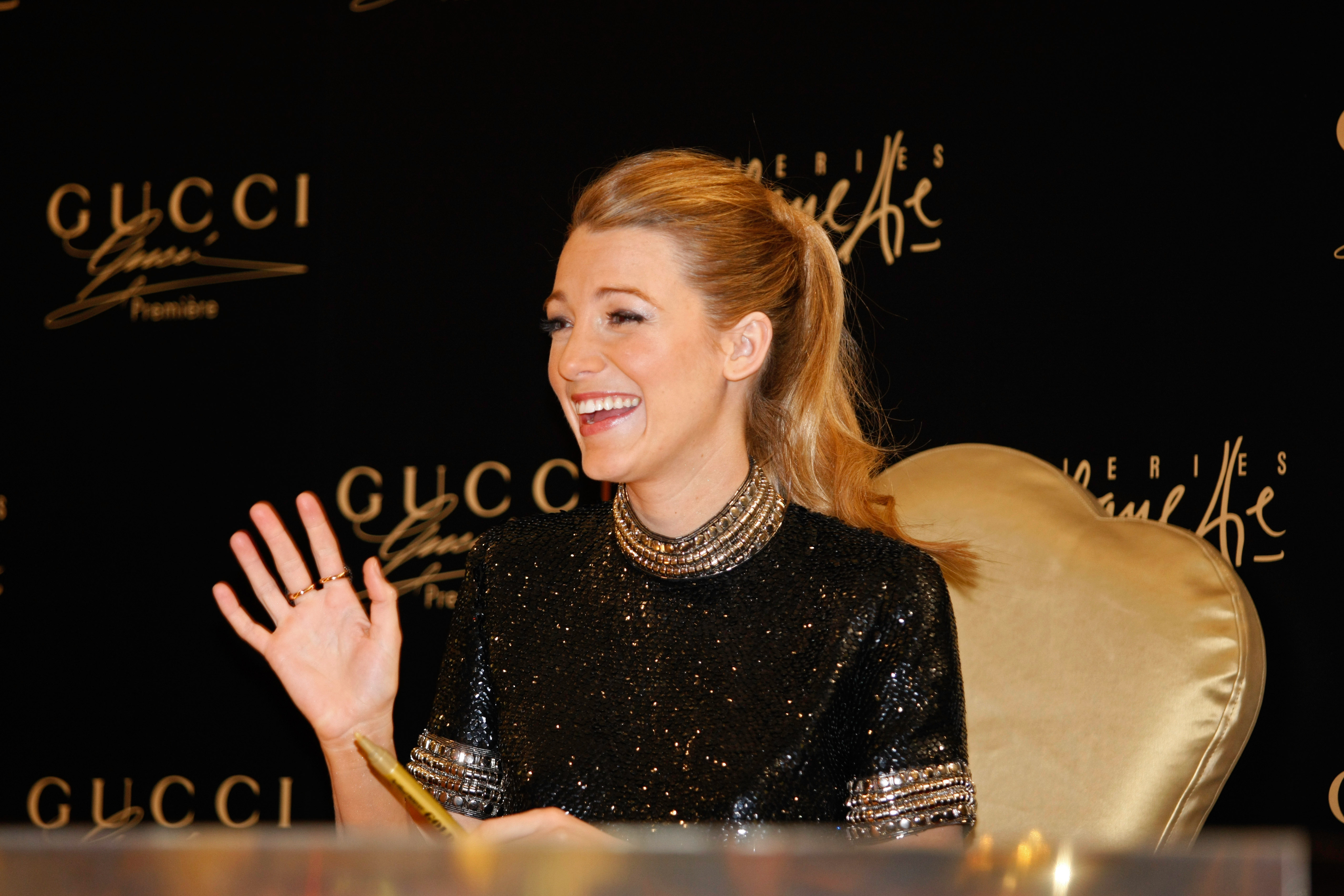 Blake Lively makes a personal appearance for Gucci In Dubai
