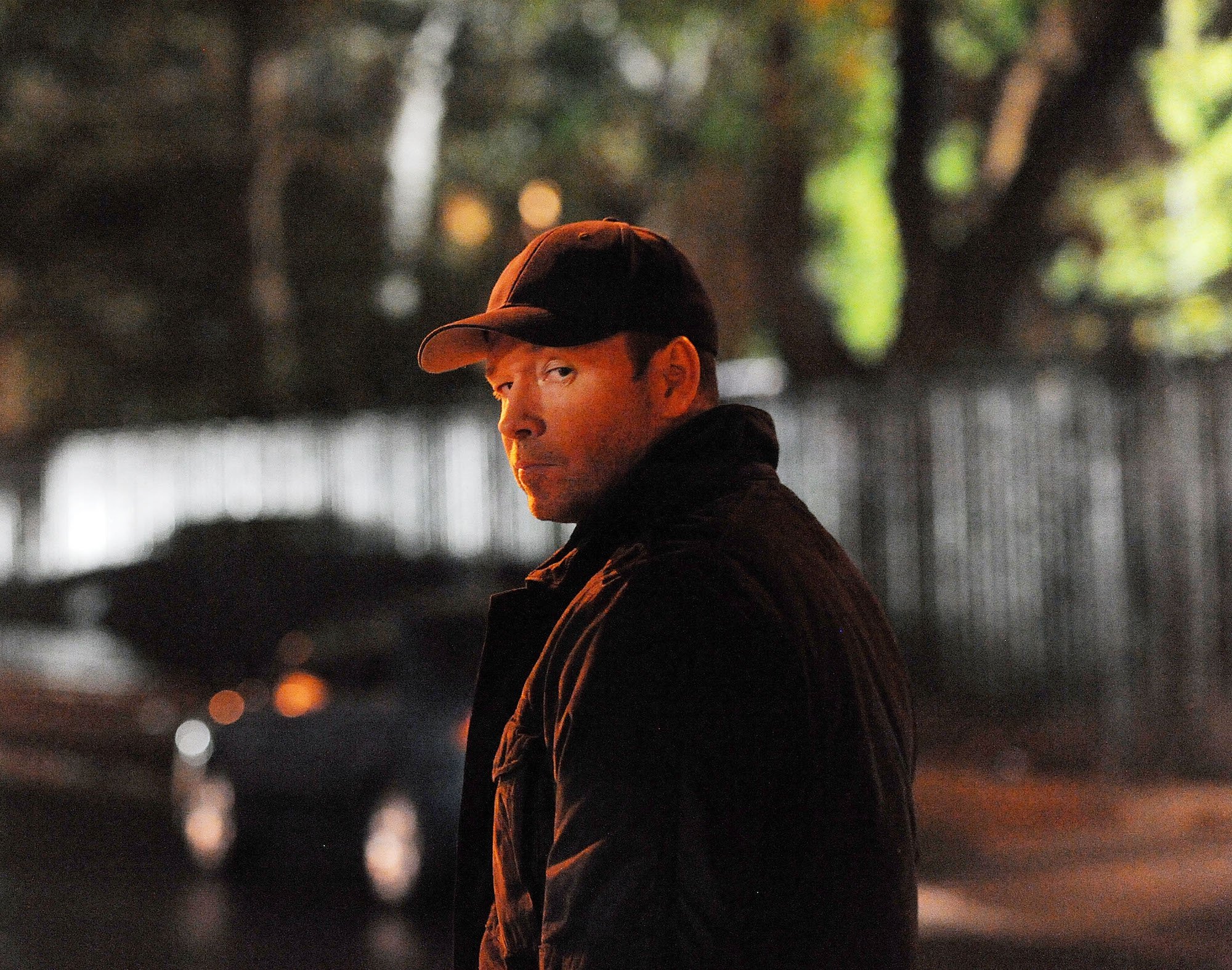 Donnie Wahlberg on 'Blue Bloods' looking over his shoulder