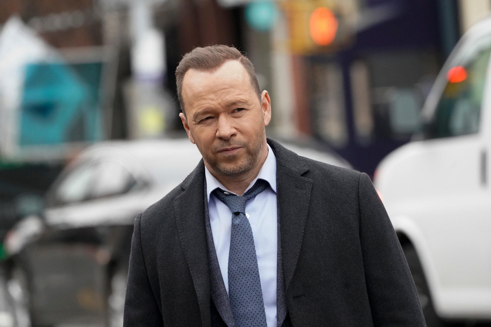 Donnie Wahlberg as Danny Reagan on 'Blue Bloods' turned to the side