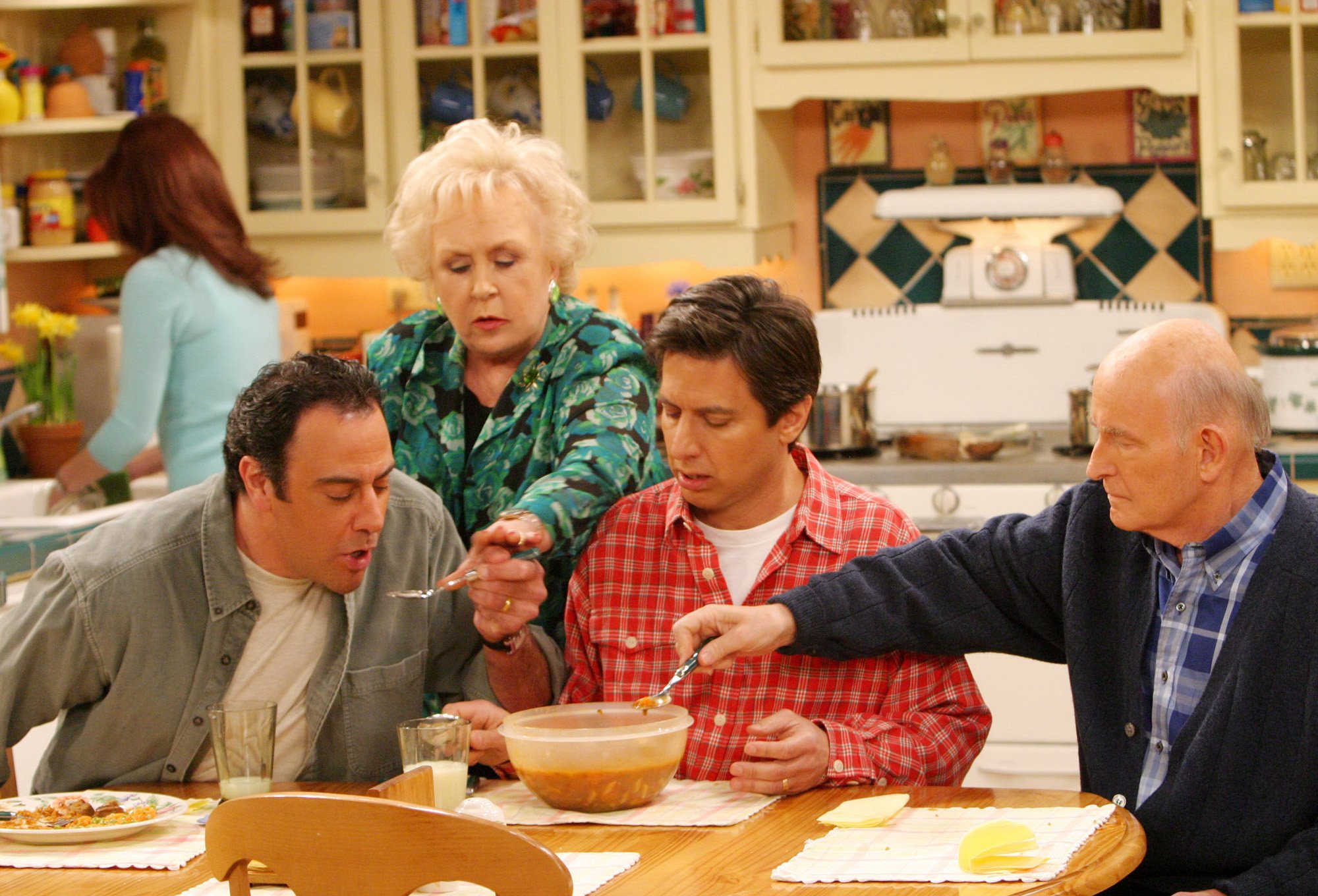 Brad Garrett, Doris Roberts, Ray Romano, Peter Boyle of 'Everybody Loves Raymond' 