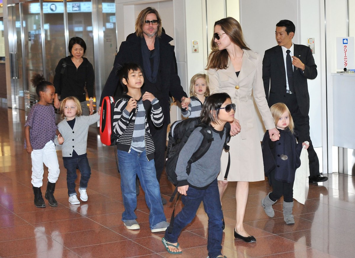 Brad Pitt Angelina Jolie children