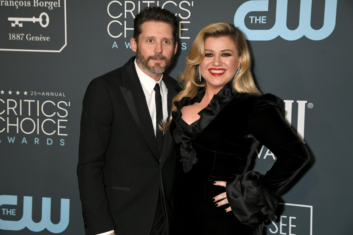 Brandon Blackstock (L) and Kelly Clarkson attend the 25th Annual Critics' Choice Awards