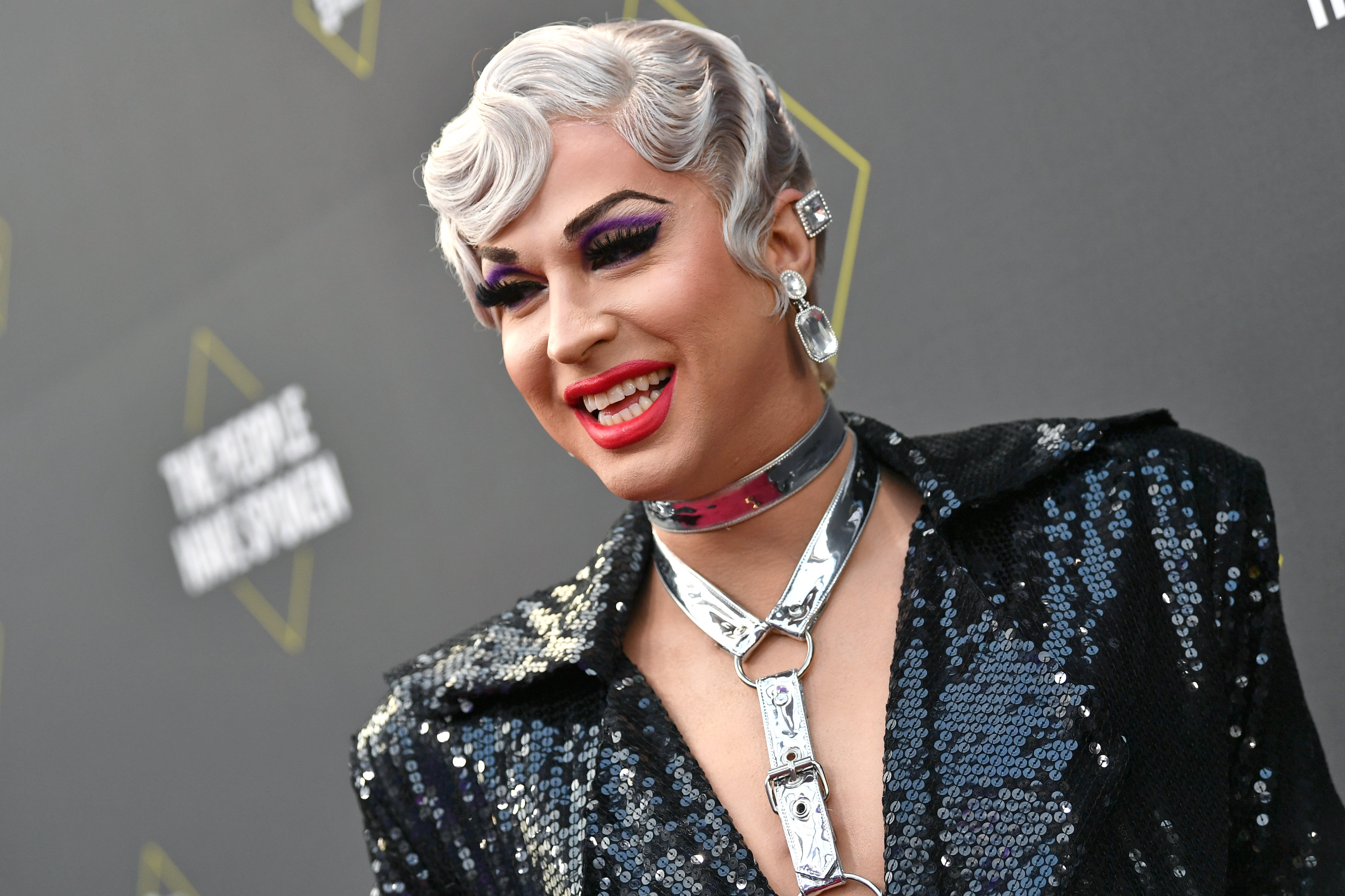 Brooke Lynn Hytes arrives to the 2019 E! People's Choice Awards