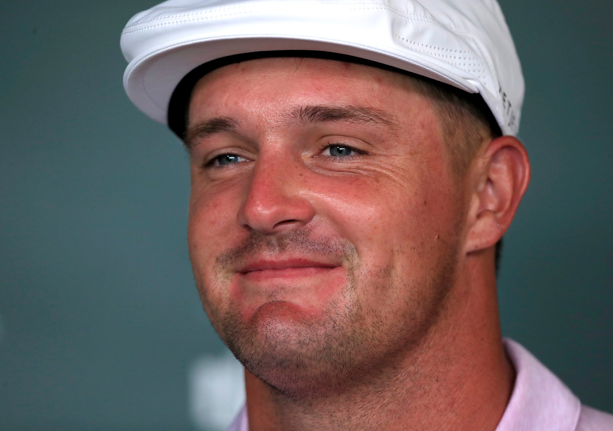 Bryson DeChambeau smiling