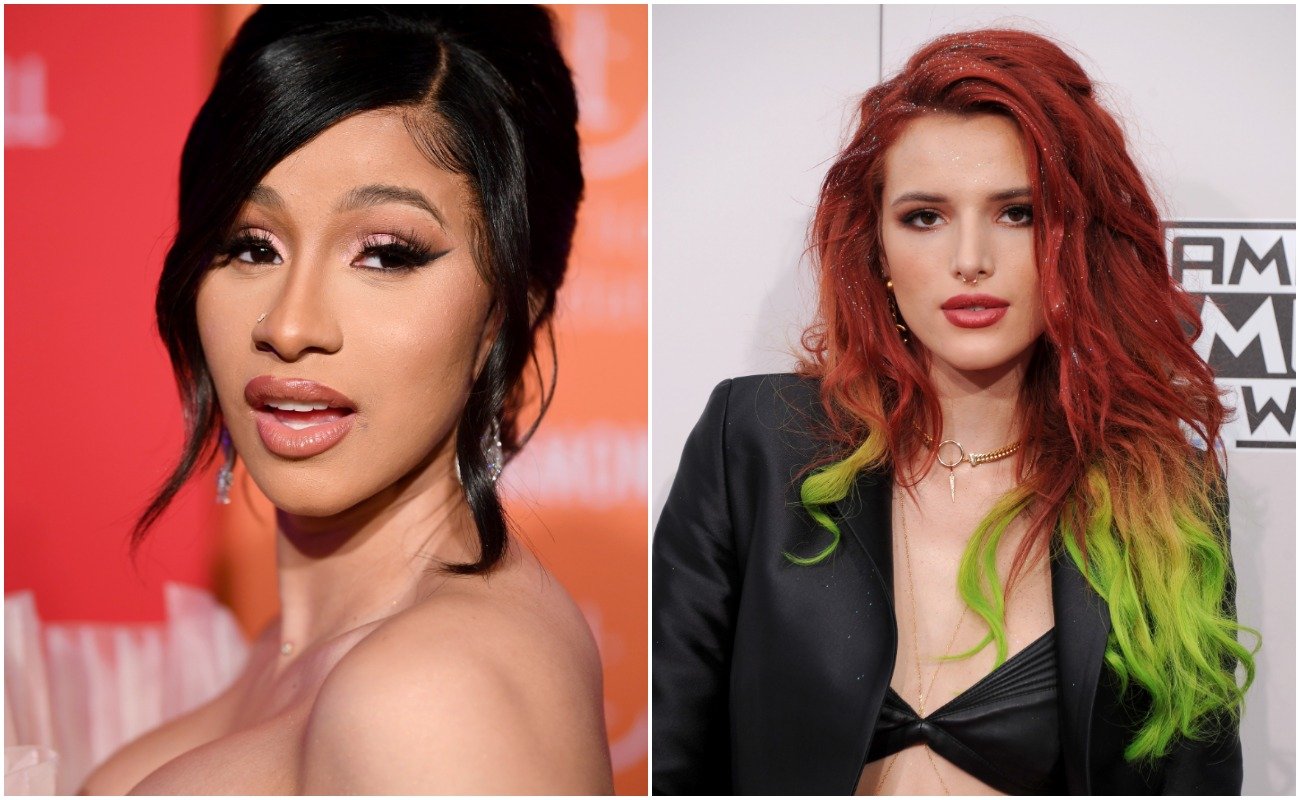 Cardi B and Bella Thorne