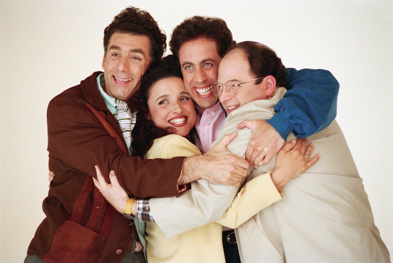 The cast of 'Seinfeld:' (L-R) Michael Richards, Julia Louis-Dreyfus, Jerry Seinfeld, and Jason Alexander