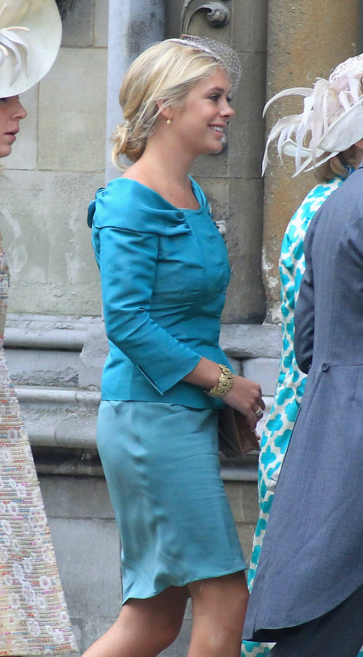Chelsy Davy attends the royal wedding of Prince William and Kate Middleton