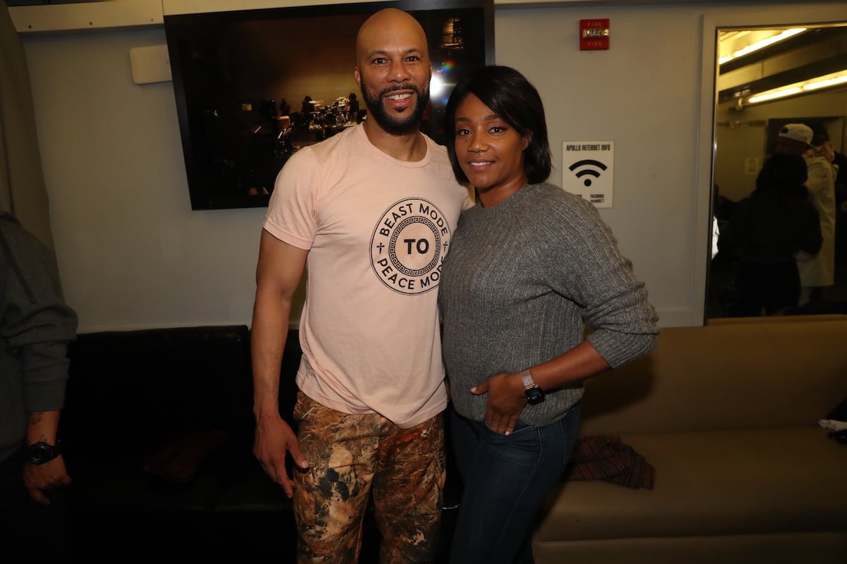 Common and Tiffany Haddish at an event