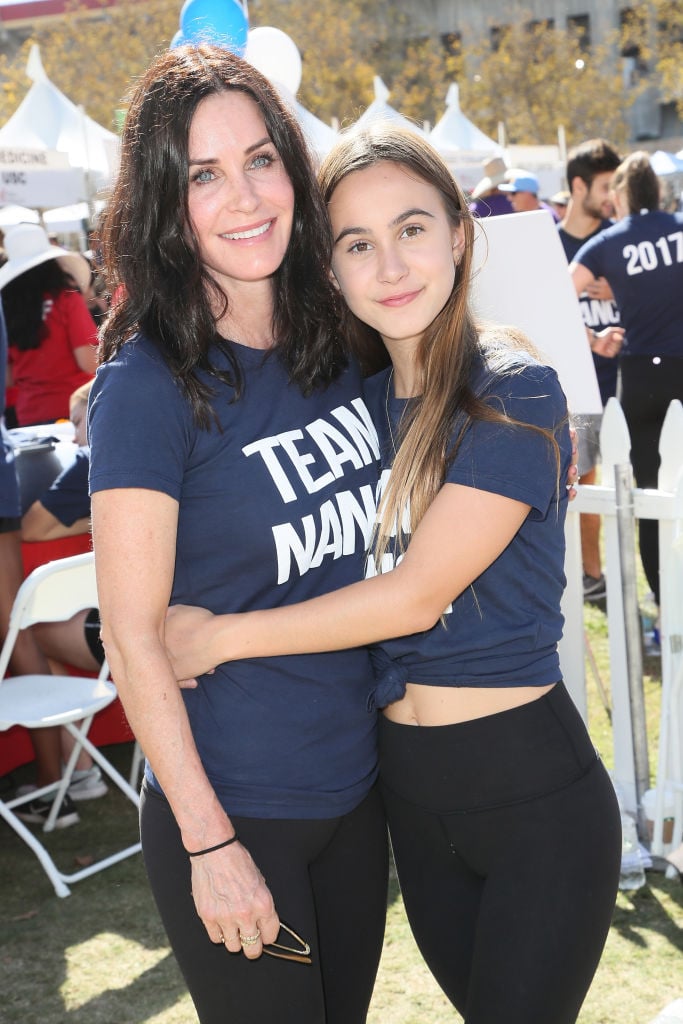 Courteney Cox and her daughter Coco Cox