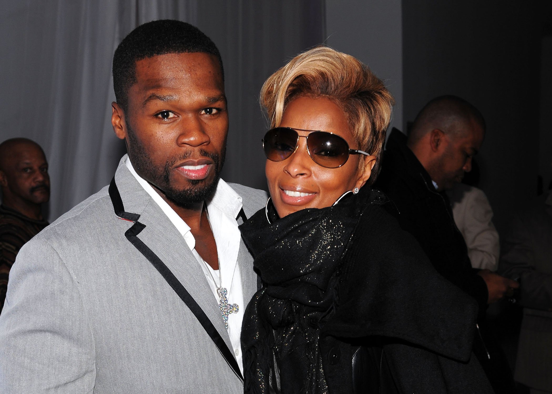 Curtis '50 Cent' Jackson and Mary J. Blige