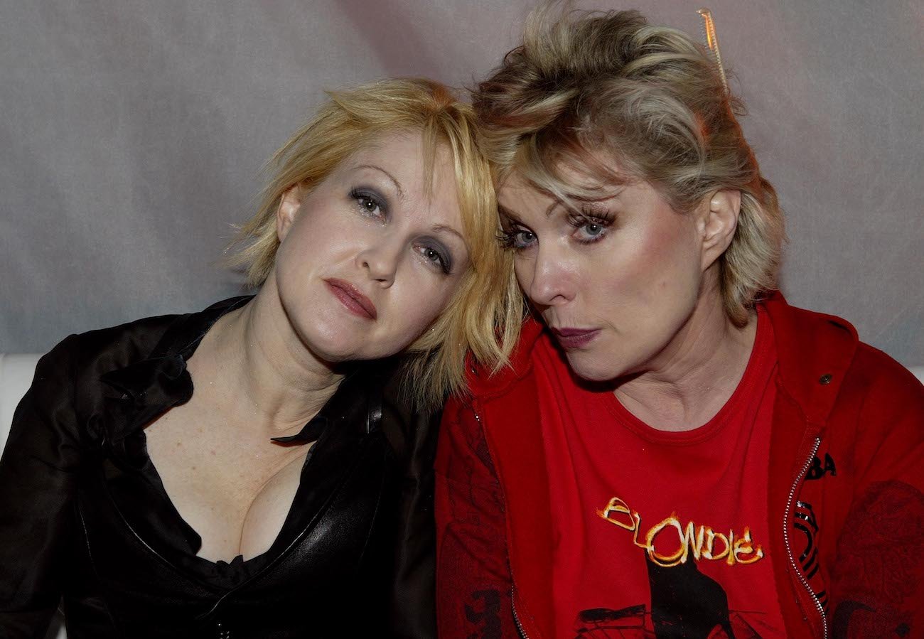 Cyndi Lauper and Debbie Harry of Blondie