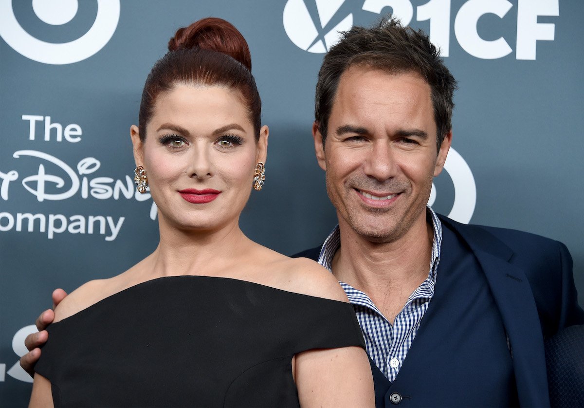 Debra Messing and Eric McCormack arrive at the GLSEN Respect Awards