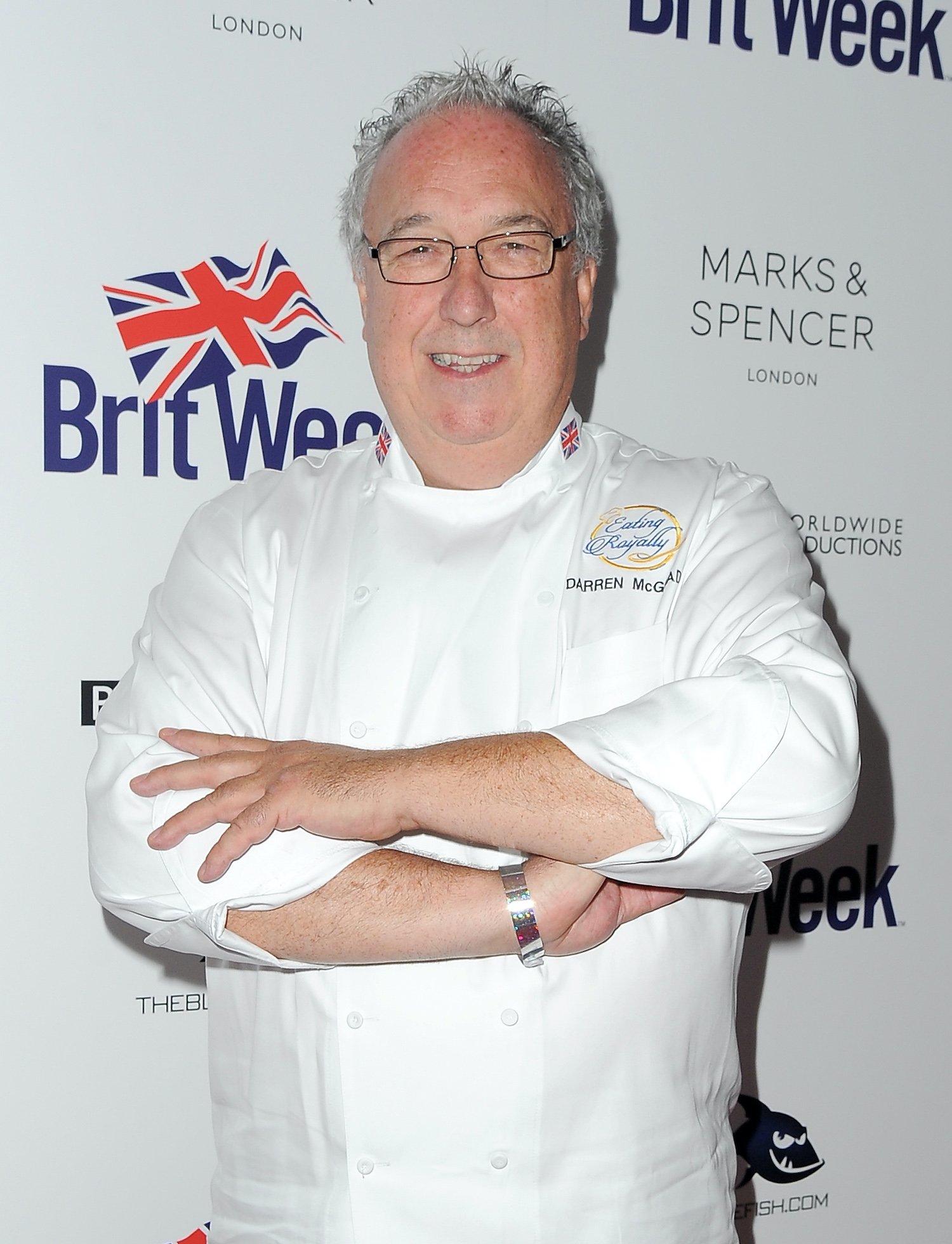 Former royal chef Darren McGrady poses for cameras at 2016 BritWeek