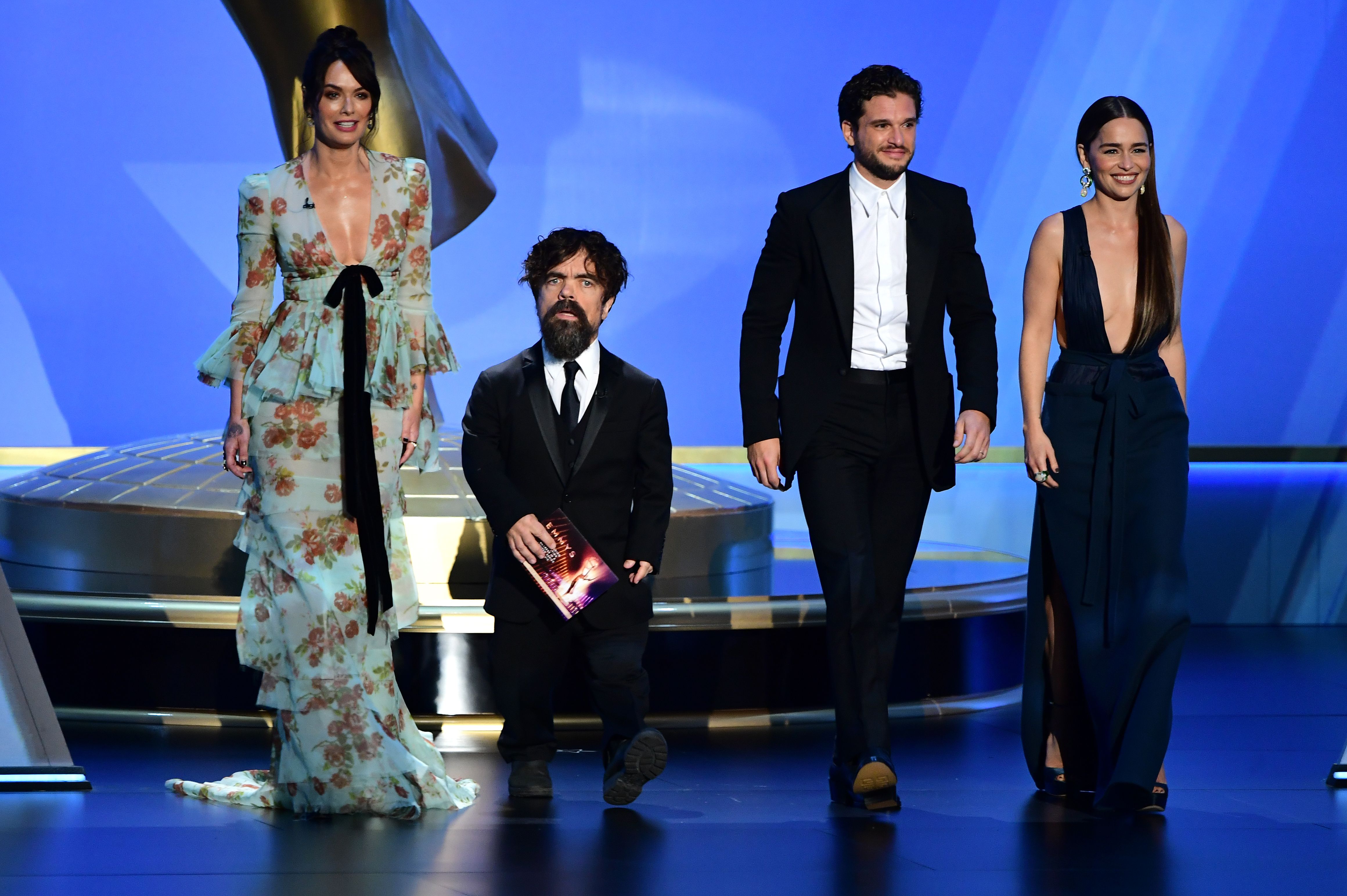 Lena Headey, Peter Dinklage, Kit Harington and Emilia Clarke