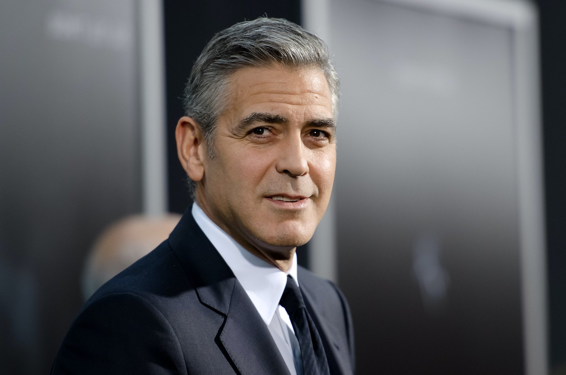 George Clooney at the premiere of 'Gravity'