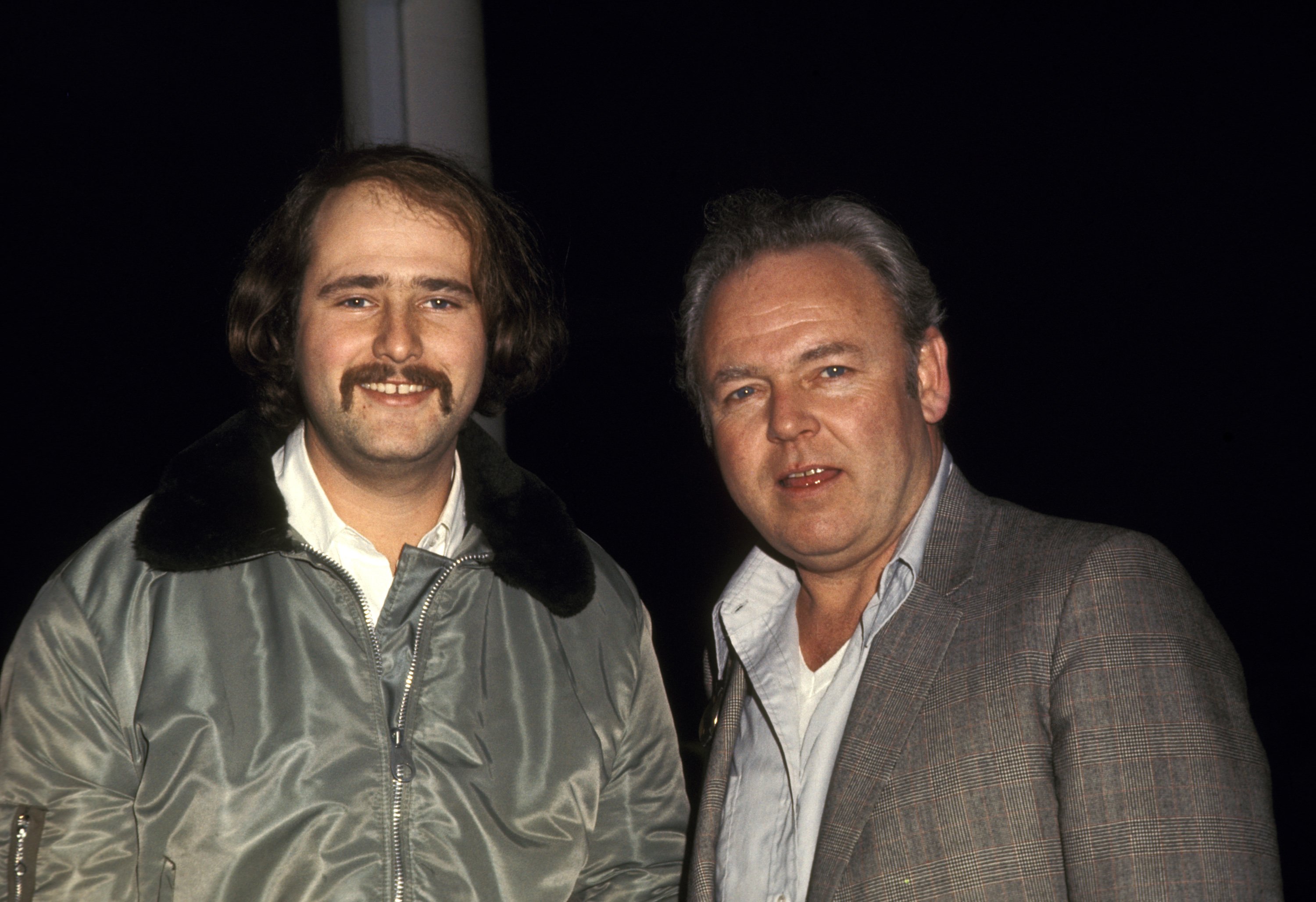 Rob Reiner, left, and Carroll O'Connor of 'All in the Family,' 1972