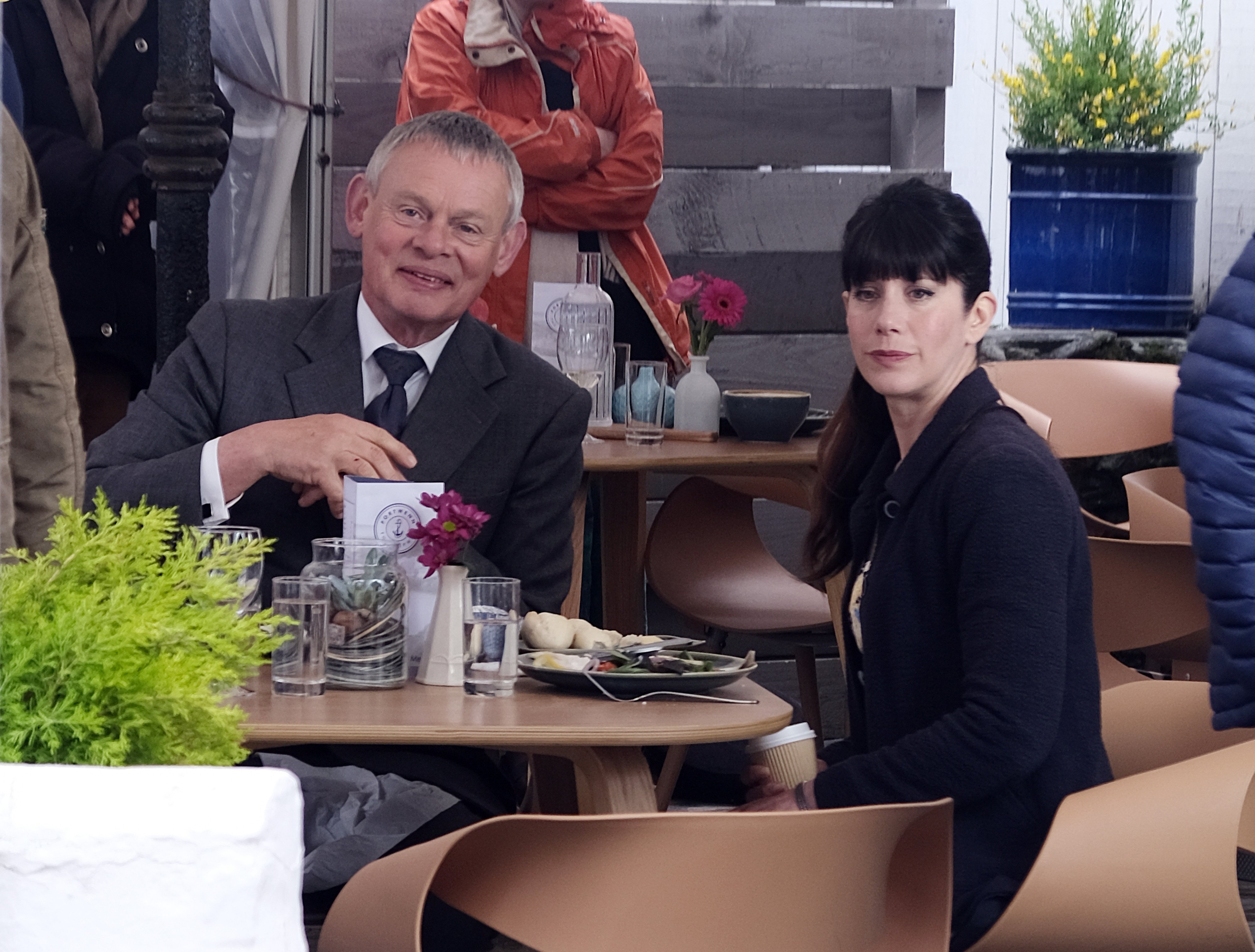 Martin Clunes and Caroline Catz of 'Doc Martin'