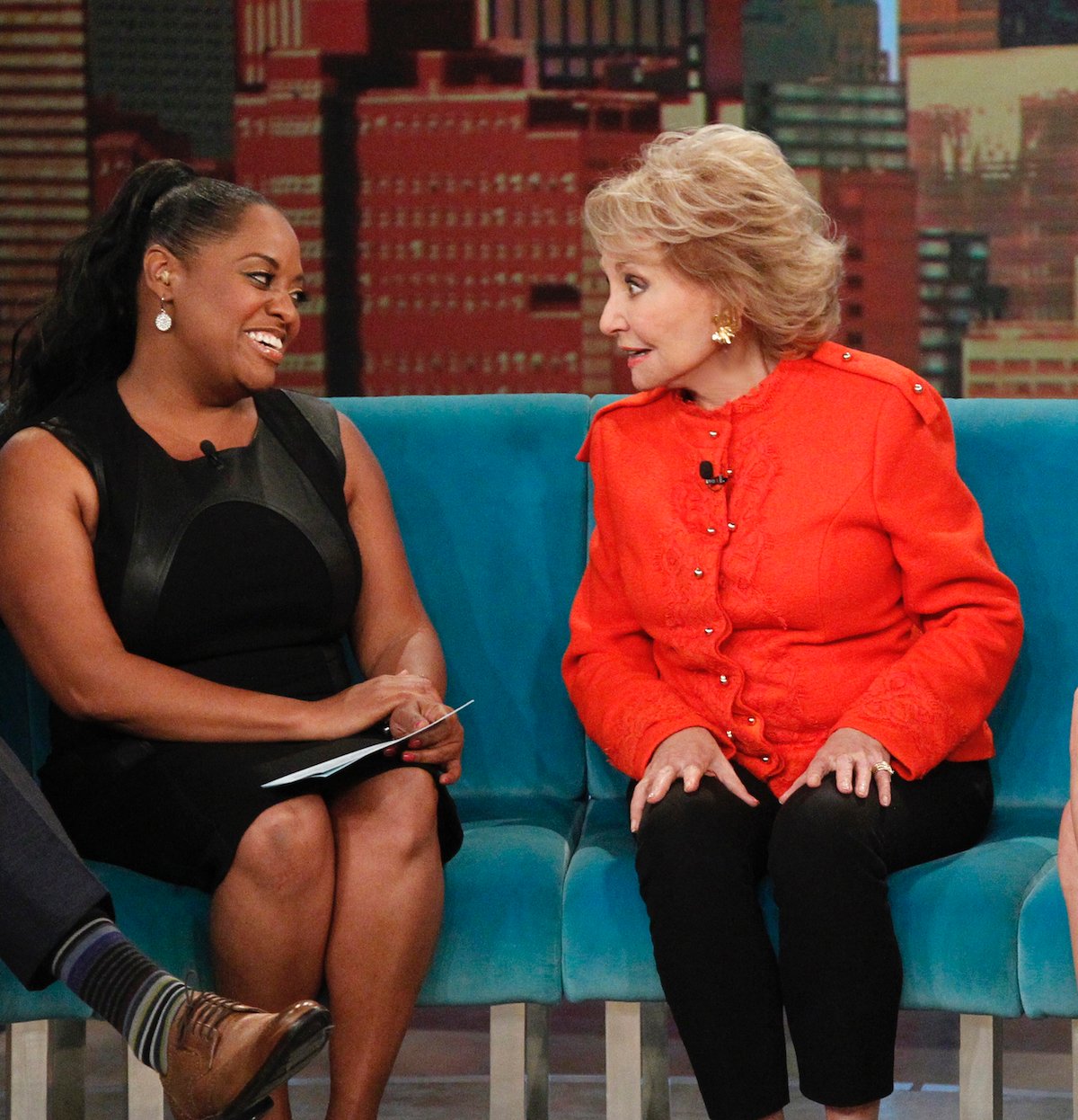 Sherri Shepherd and Barbara Walters