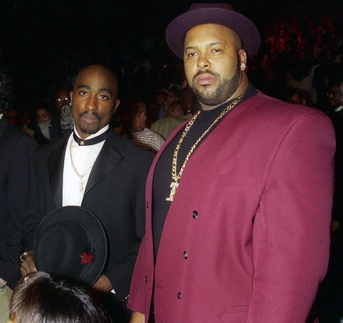 Suge Knight and Tupac Shakur