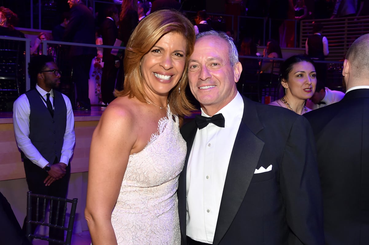 Hoda Kotb (left) and fiancé Joel Schiffman