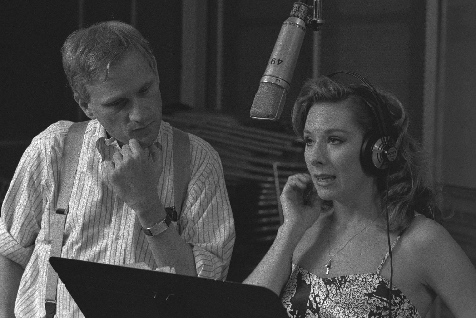 Howard Ashman and Paige O'Hara