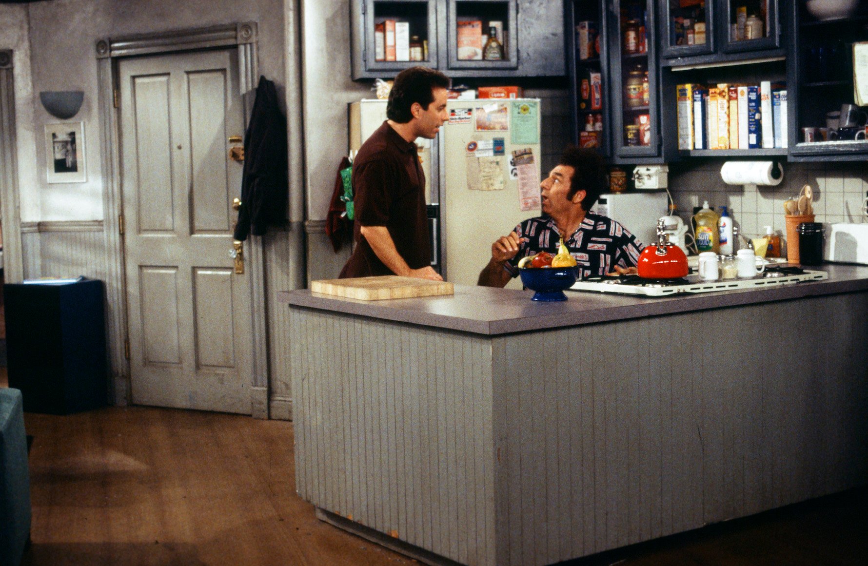 Jerry Seinfeld and Michael Richards in 'Seinfeld'