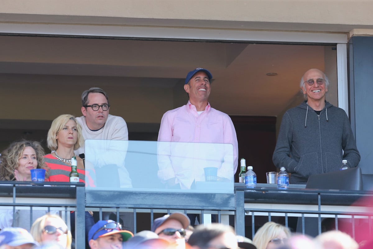 Matthew Broderick, Jerry Seinfeld and Larry David