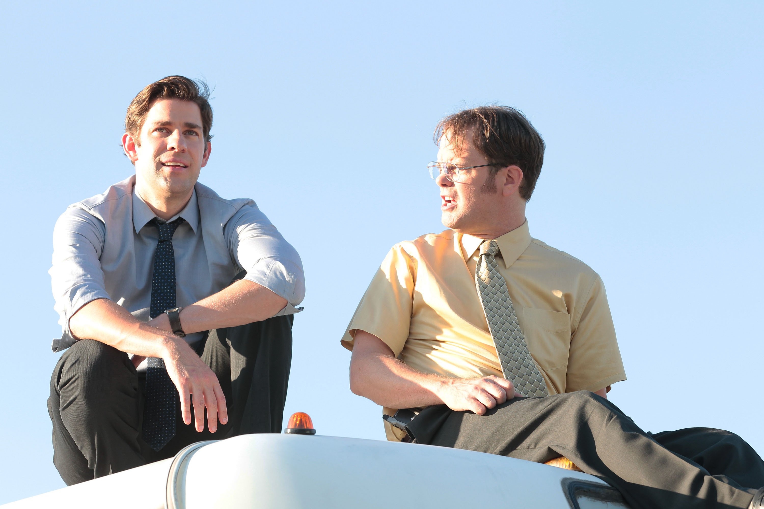 John Krasinski and Rainn Wilson