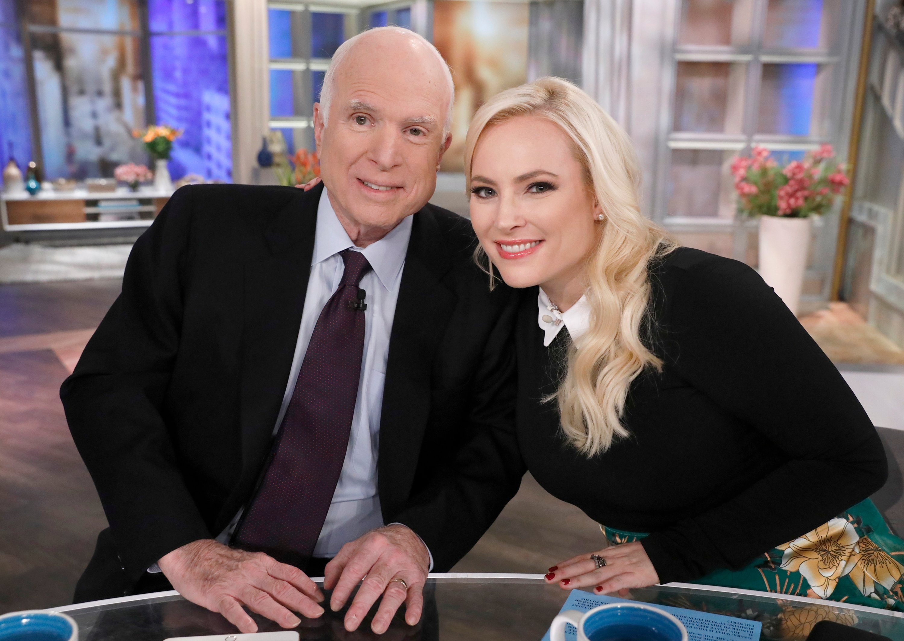 Senator John McCain and Meghan McCain of 'The View'