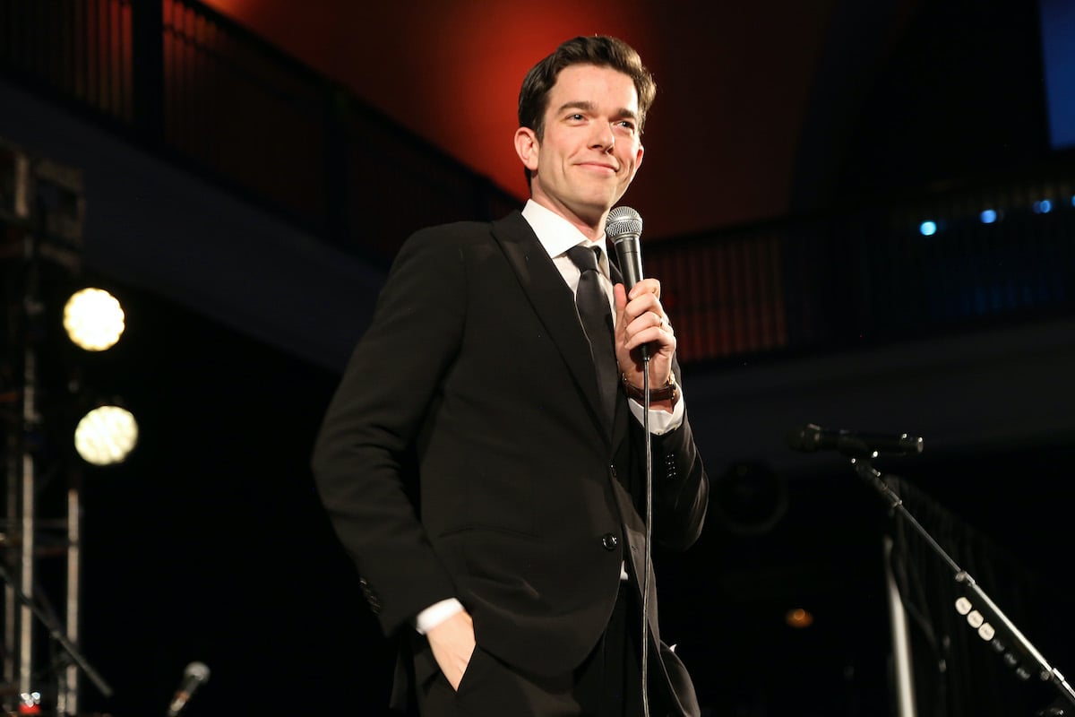 John Mulaney speaks onstage during The American Museum of Natural History's 2019 Museum Gala at American Museum of Natural History