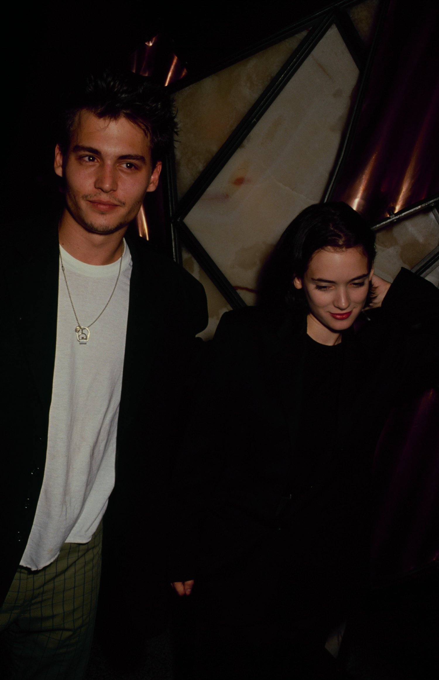 Johnny Depp and Winona Ryder snapped in the 90s