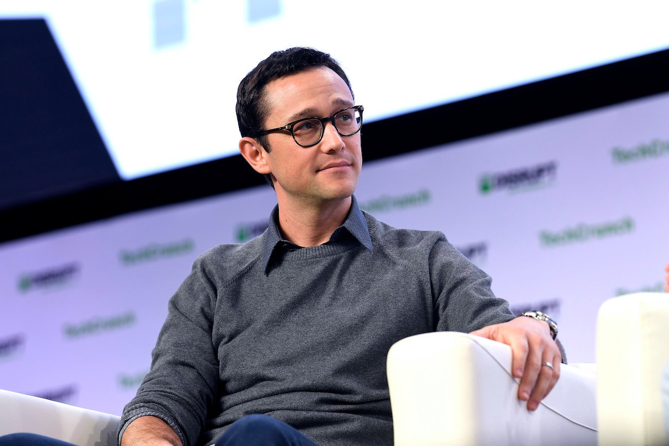 Joseph Gordon-Levitt speaks during TechCrunch Disrupt San Francisco 2019