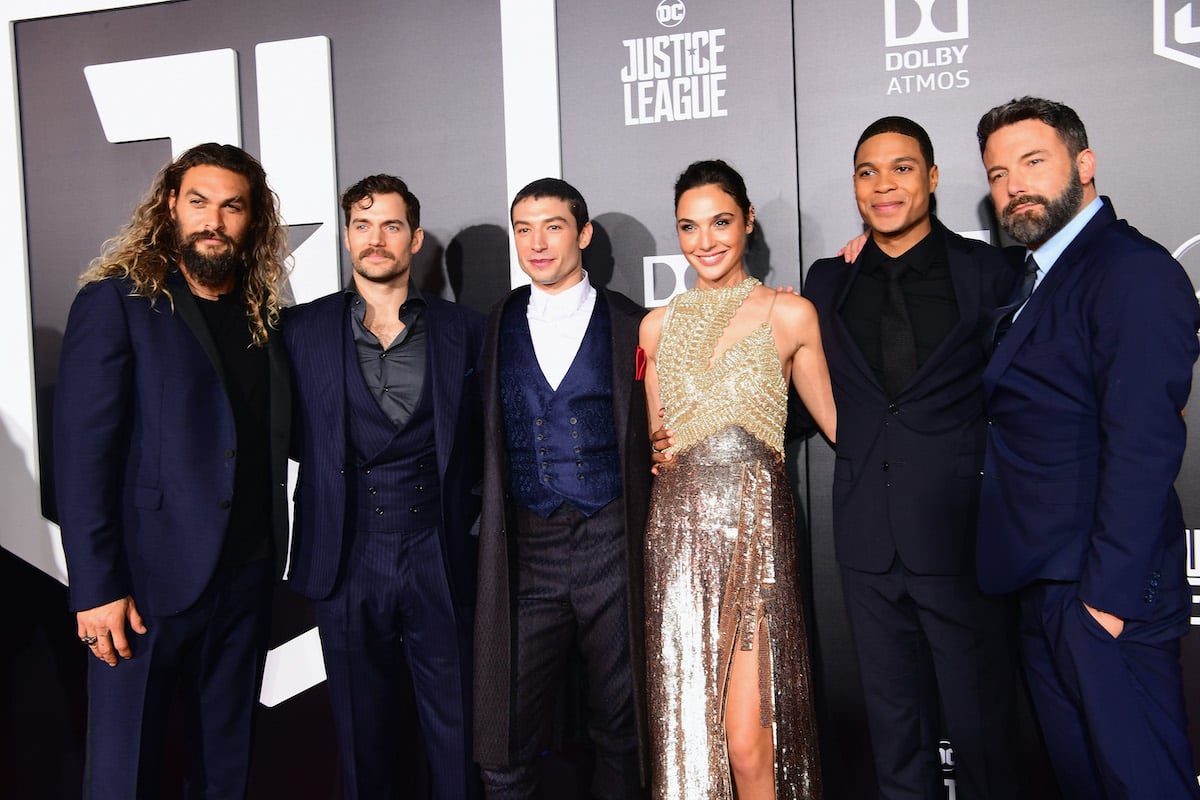 The cast of 'Justice League' at the movie's premiere