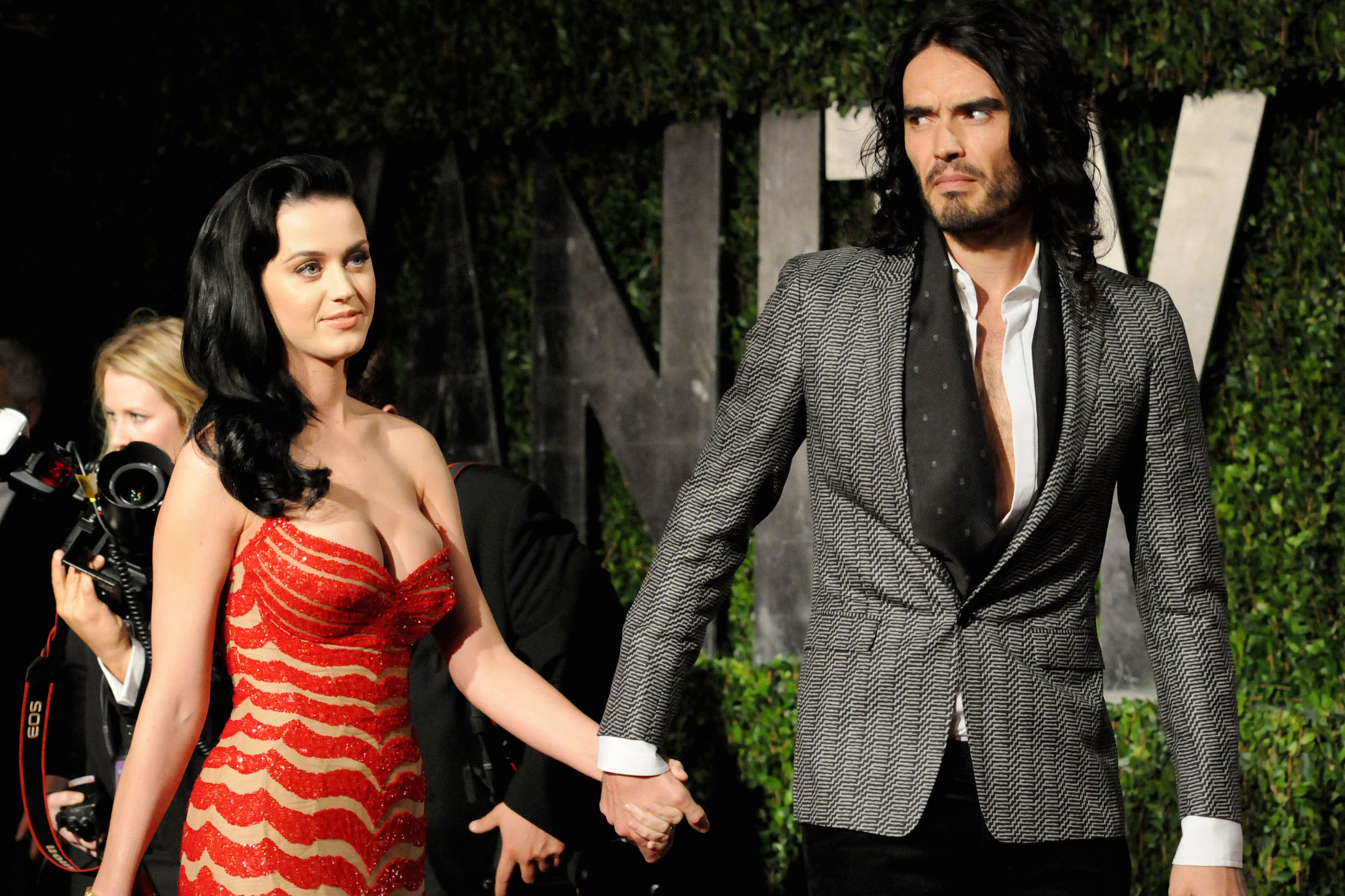 Katy Perry and Russell Brand